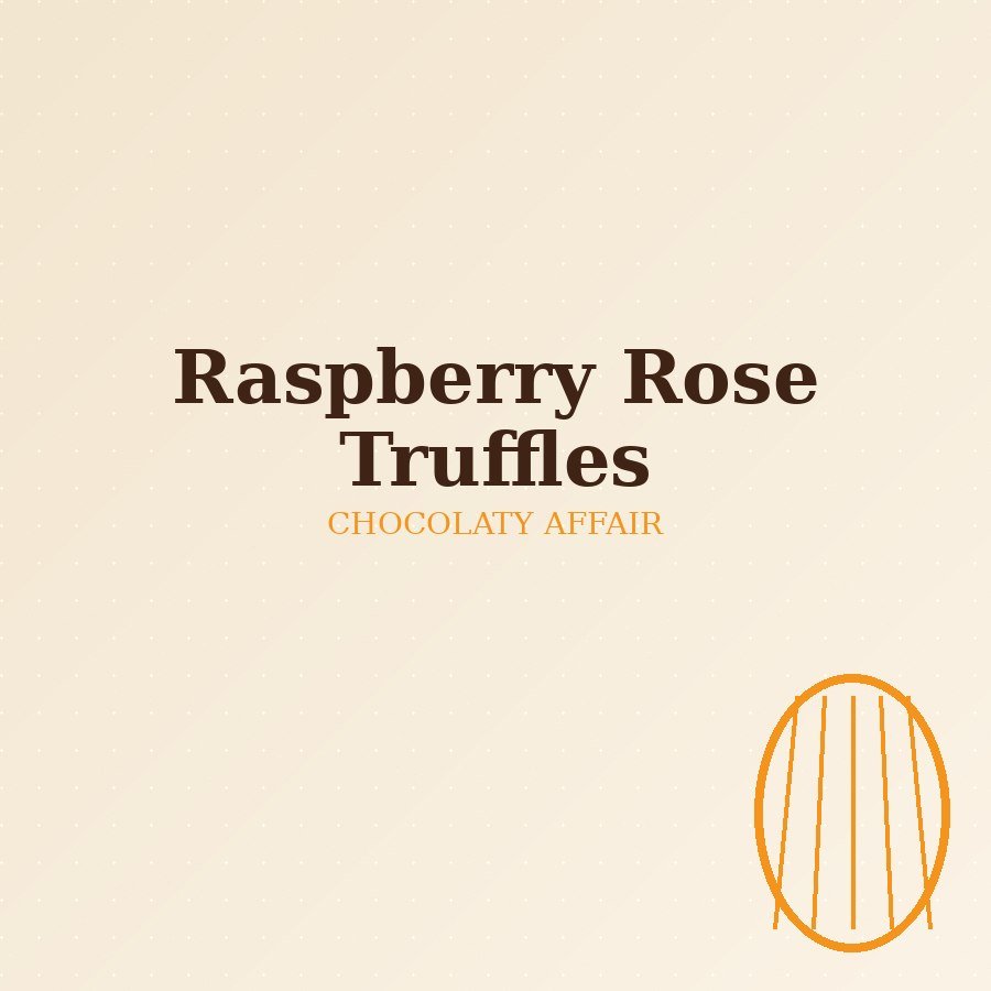 Raspberry Rose Truffles